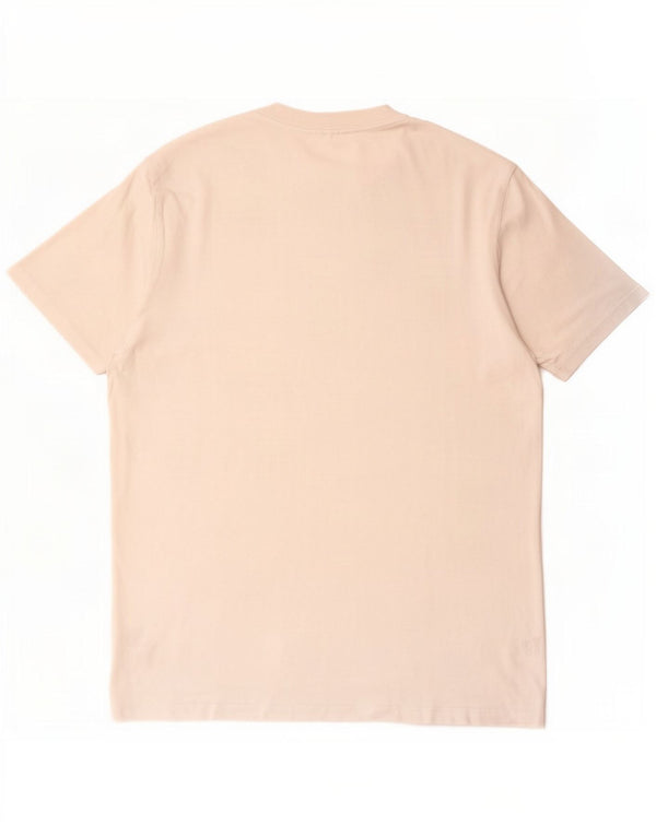 Replay Mens T-Shirt Top Large Off White Cotton