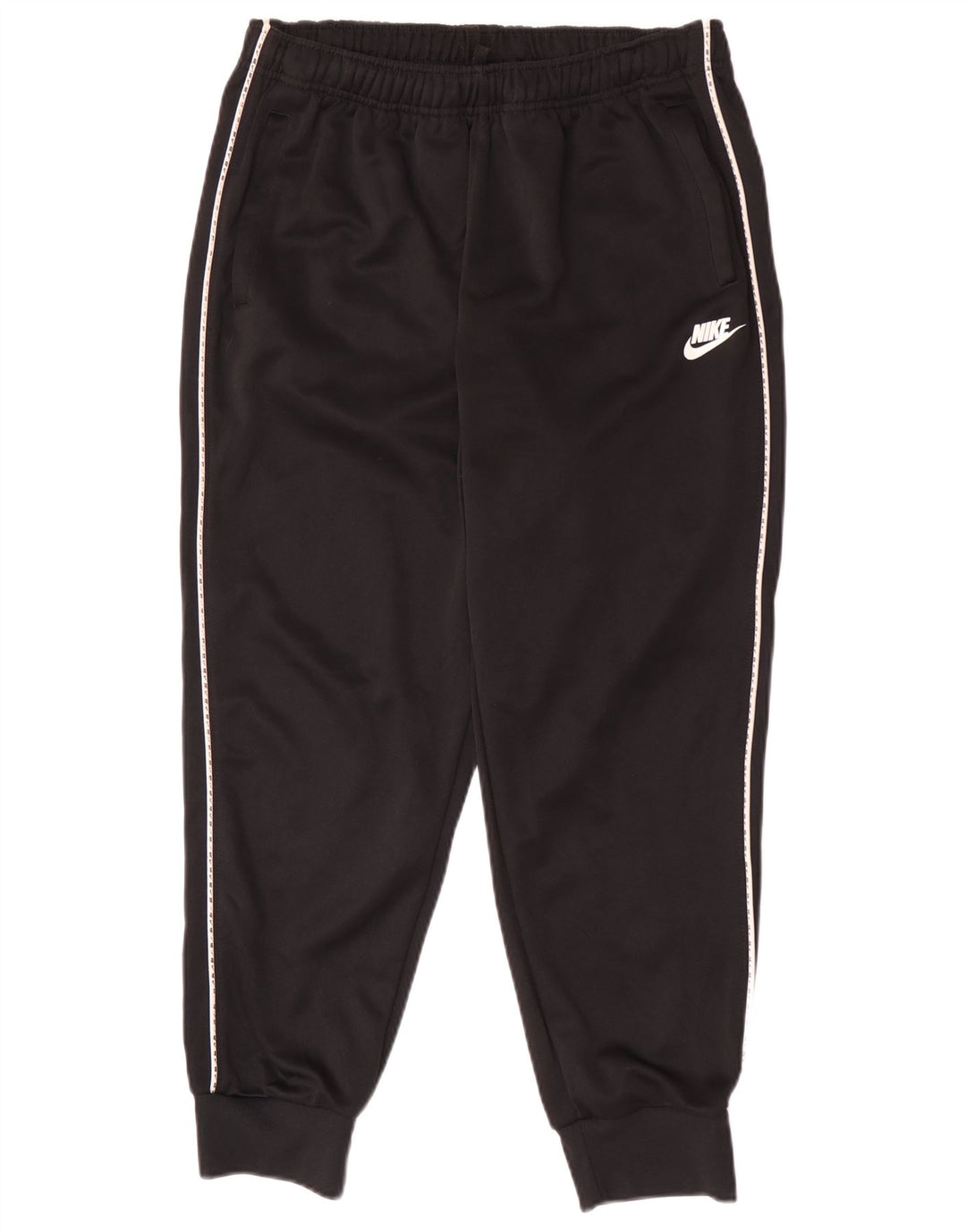 Nike Mens Graphic Tracksuit Trousers Joggers Medium Black Polyester
