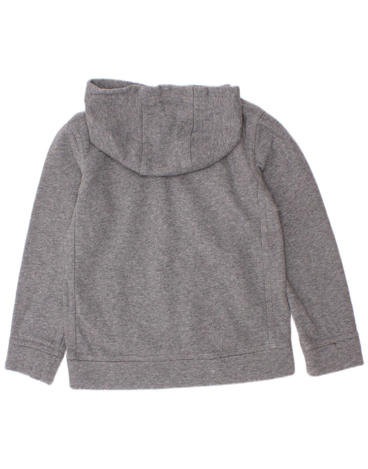 Nike Boys Hoodie Jumper 5-6 Years Grey Cotton