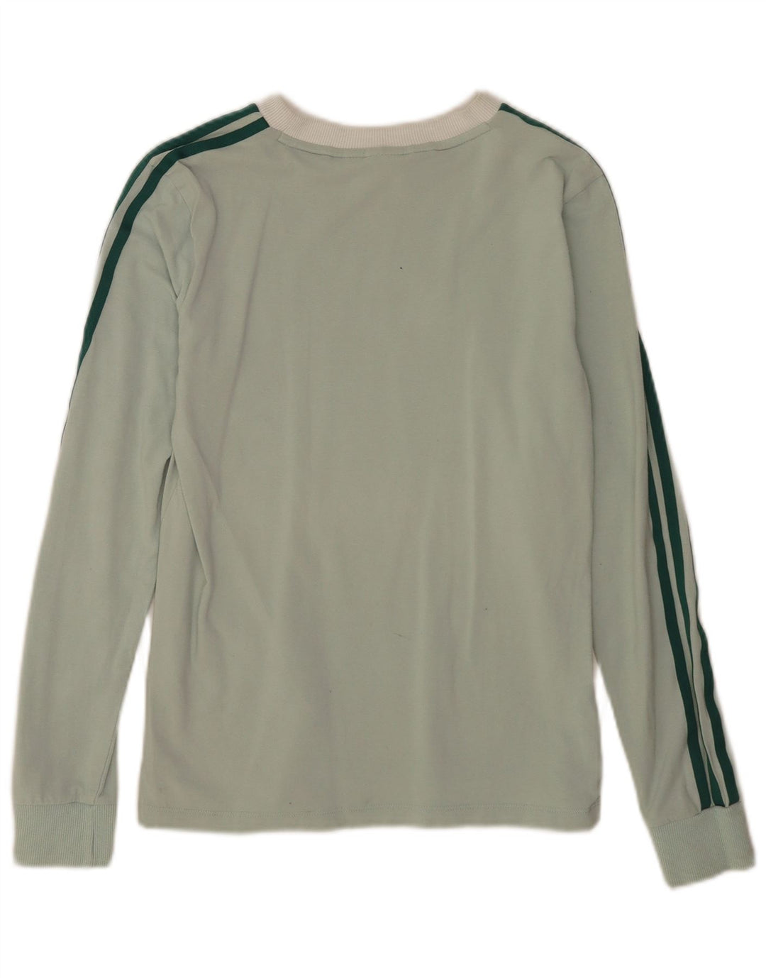 Adidas Womens Top Long Sleeve UK 10 Small Green