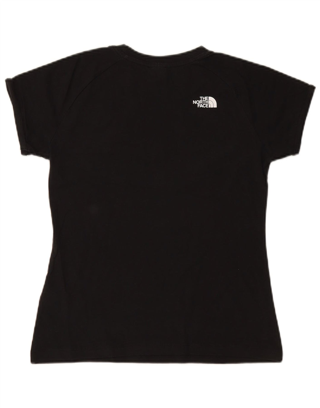 THE NORTH FACE Womens Graphic T-Shirt Top UK 14 Medium Black Cotton