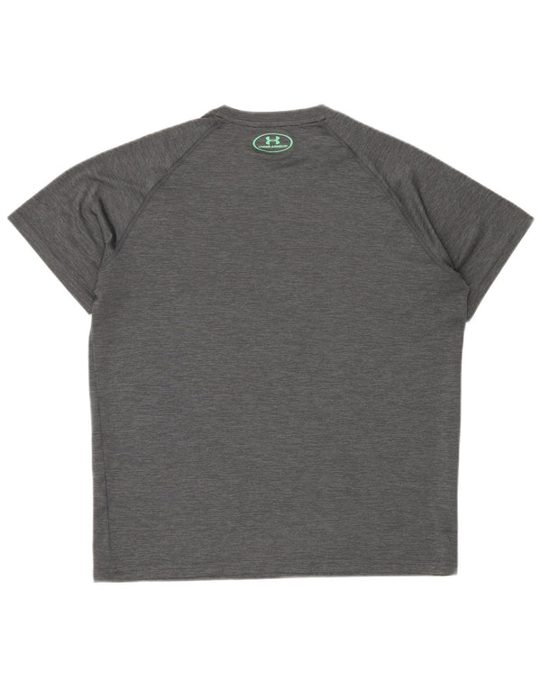 UNDER ARMOUR Mens T-Shirt Top Large Grey Flecked