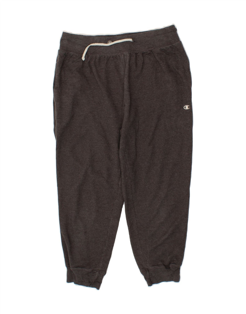 CHAMPION Womens Capri Tracksuit Trousers Joggers UK 10 Small  Grey Rayon Vintage Champion and Second-Hand Champion from Messina Hembry 