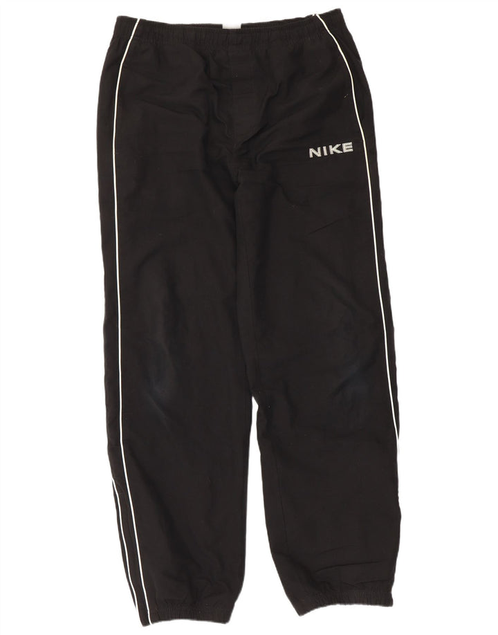 Nike Mens Graphic Tracksuit Trousers Joggers Medium Black Polyester