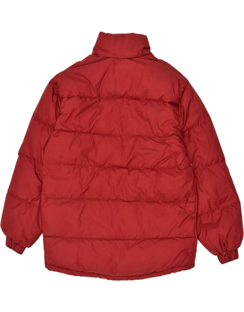 TOM TAILOR Mens Hooded Padded Jacket UK 38 Medium Red Polyamide | Vintage Tom Tailor | Thrift | Second-Hand Tom Tailor | Used Clothing | Messina Hembry 