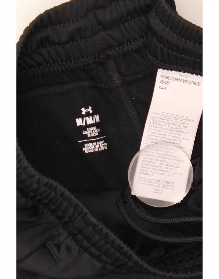 Under Armour Mens Tracksuit Trousers Joggers Medium  Black Polyester