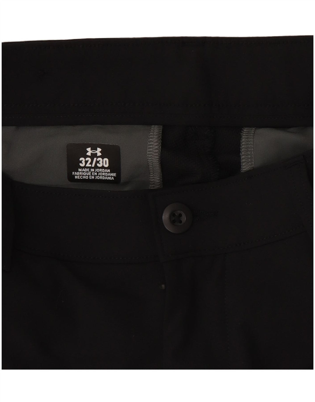 Under Armour Womens Straight Chino Trousers W32 L30 Navy Blue