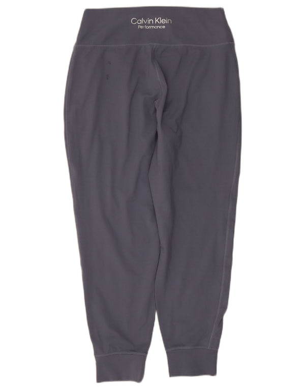 Calvin Klein Womens Tracksuit Trousers Joggers UK 14 Large Navy Blue