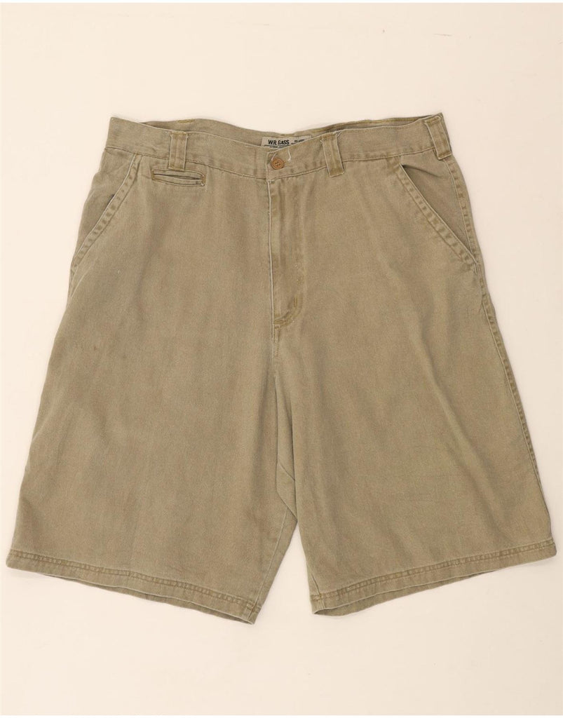 W.R. GASS Mens Chino Shorts W40 XL Green Cotton Vintage W.R. Gass and Second-Hand W.R. Gass from Messina Hembry 