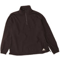 ADIDAS Womens Loose Fit Pullover Tracksuit Top UK 16/18 Large Black