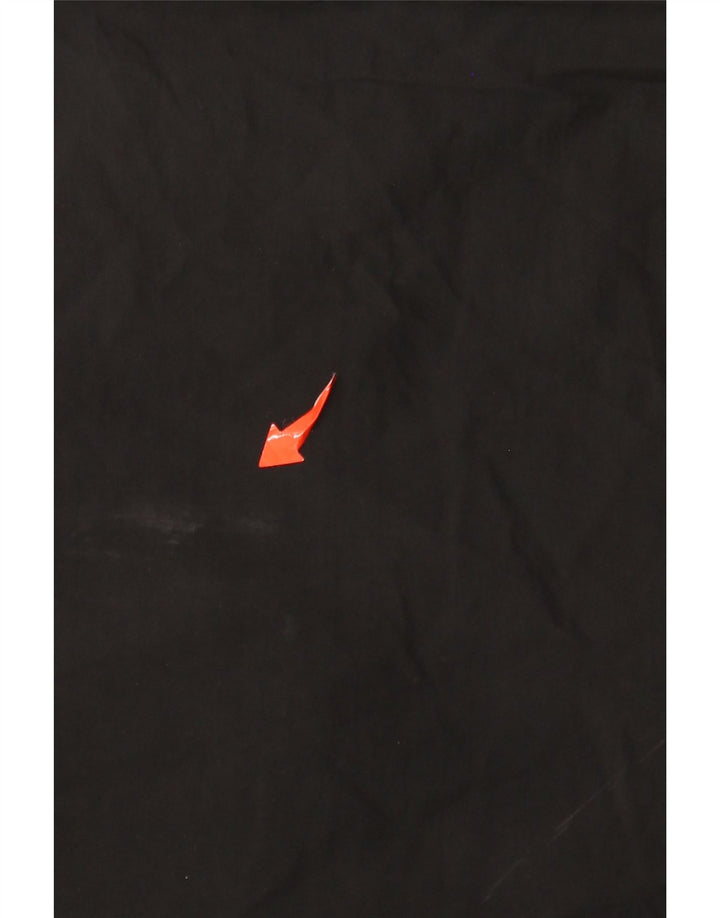 Nike Mens Hooded Rain Jacket UK 42 XL Black Polyester