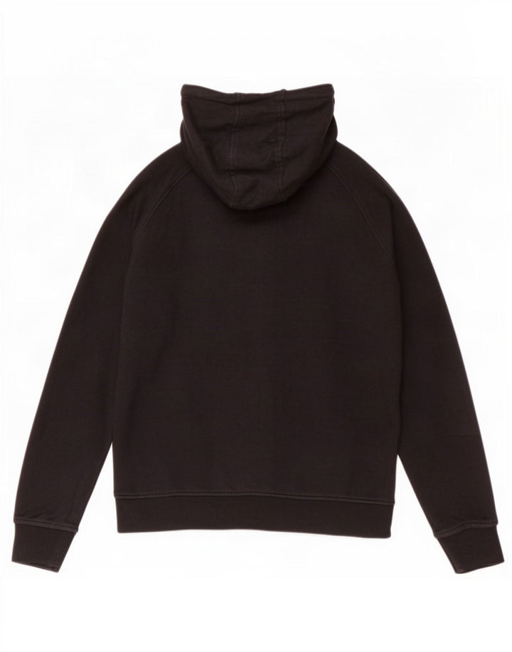 Kappa Mens Zip Hoodie Sweater Medium Black Cotton