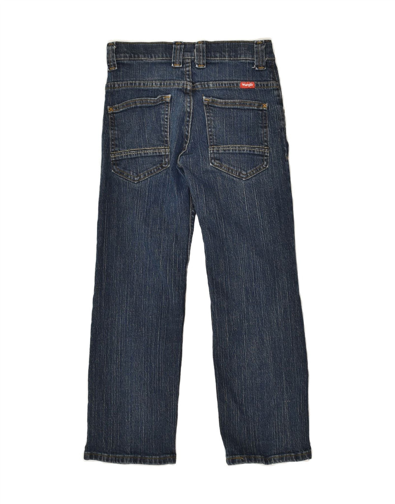 WRANGLER Boys Straight Jeans 7-8 Years W24 L22  Blue Cotton | Vintage Wrangler | Thrift | Second-Hand Wrangler | Used Clothing | Messina Hembry 