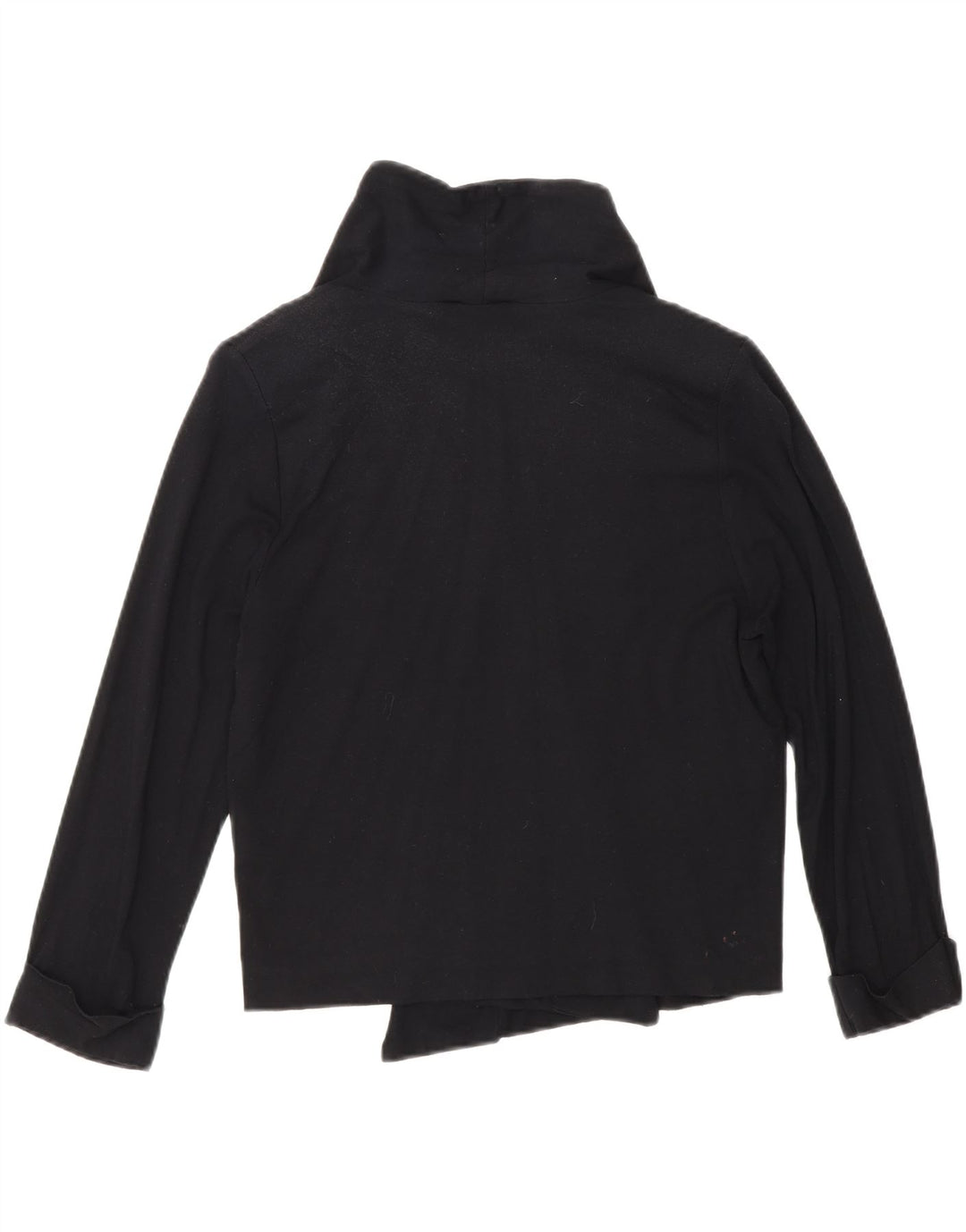 Marks & Spencer Womens Crop 3/4 Sleeve Cardigan Sweater UK 12 Medium Black
