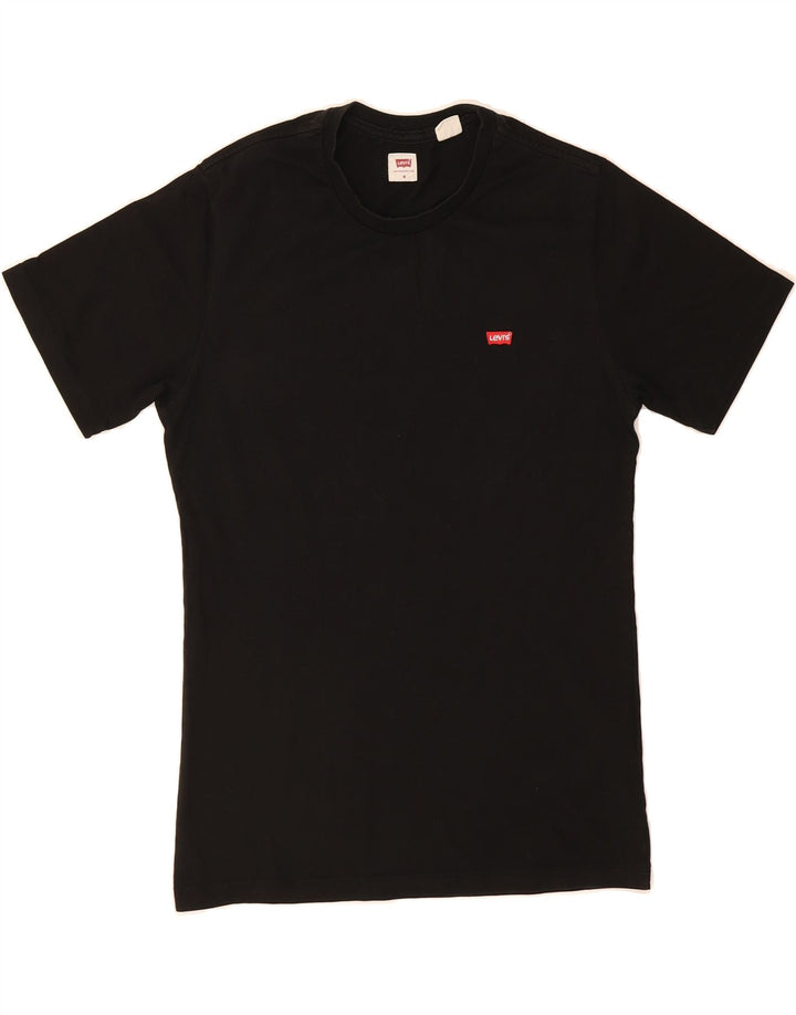 LEVI'S Mens T-Shirt Top Medium Black Cotton Vintage Levi's and Second-Hand Levi's from Messina Hembry 