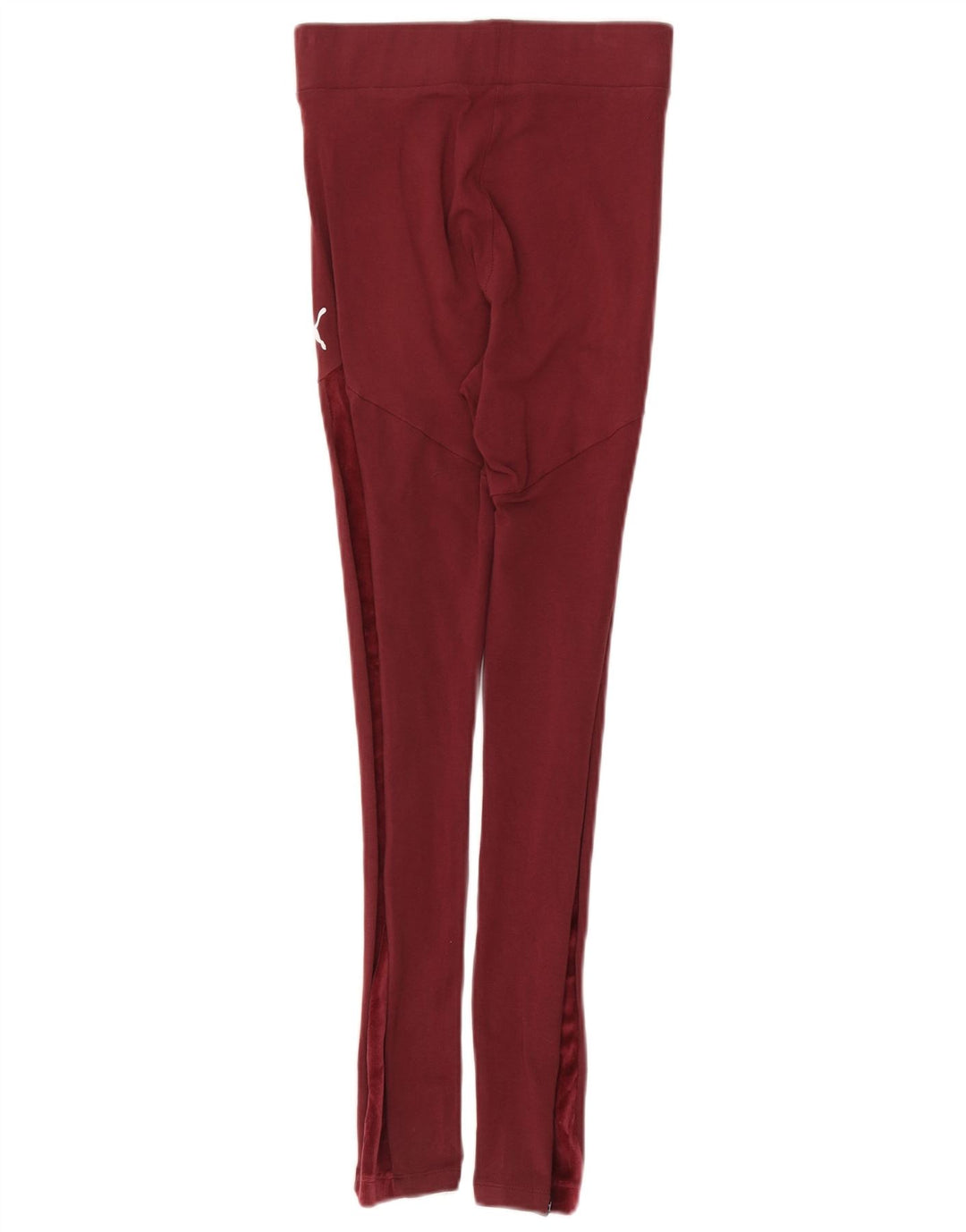 Puma Womens Leggings UK 4 XS  Burgundy Polyester