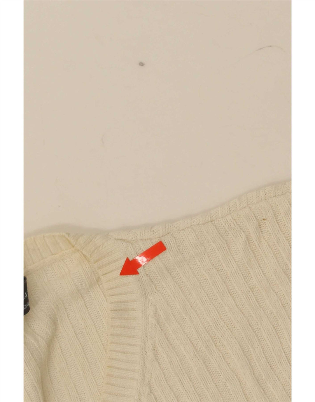 Zara Mens T-Shirt Top Large Beige Cotton