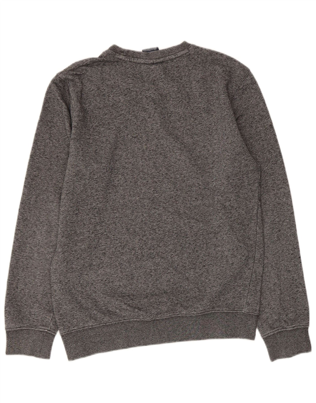 CHAMPION Mens Sweatshirt Jumper Small Grey Flecked Cotton