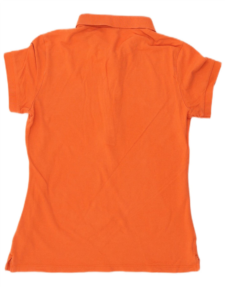NORTH SAILS Womens Polo Shirt UK 12 Medium Orange