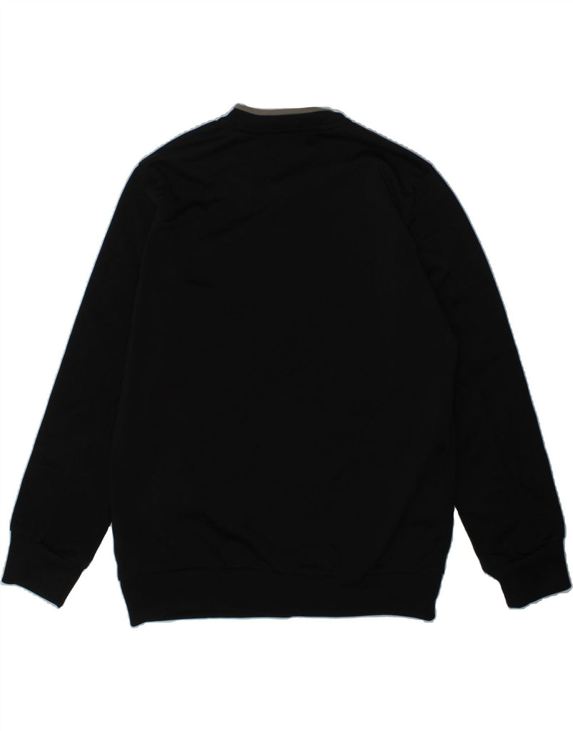 ADIDAS Boys Juventus Tracksuit Top Jacket 9-10 Years Black Polyester | Vintage Adidas | Thrift | Second-Hand Adidas | Used Clothing | Messina Hembry 