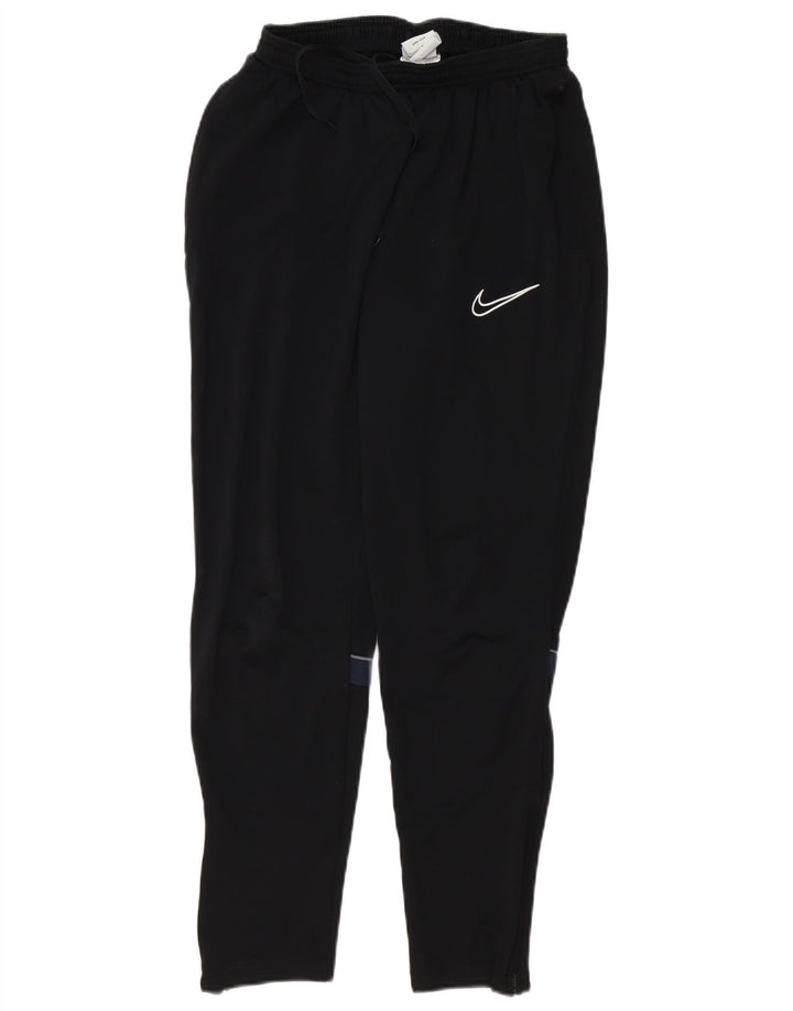 Nike Mens Dri Fit Tracksuit Trousers Large Black Colourblock Polyester