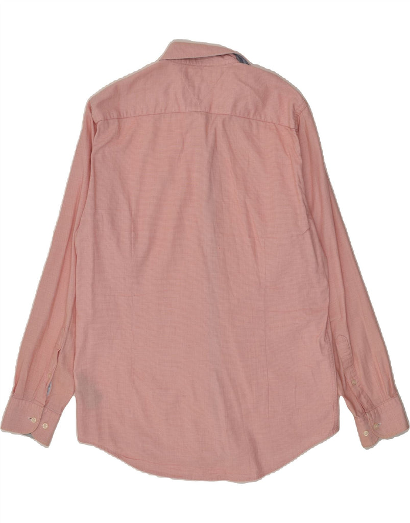 TOMMY HILFIGER Mens Regular Fit Shirt Medium Pink Cotton | Vintage Tommy Hilfiger | Thrift | Second-Hand Tommy Hilfiger | Used Clothing | Messina Hembry 