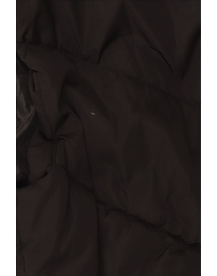 Zara Womens Padded Gilet UK 12 Medium Black
