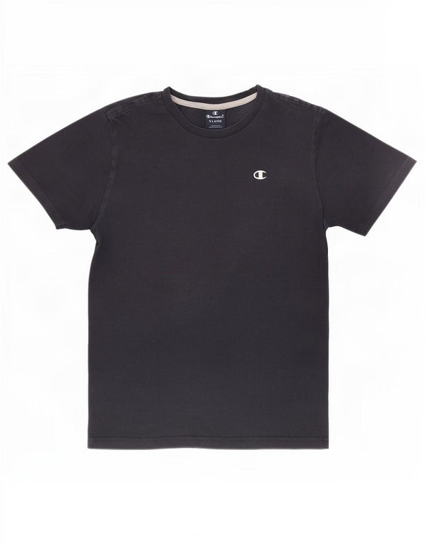 Champion Boys T-Shirt Top 13-14 Years XL Navy Blue