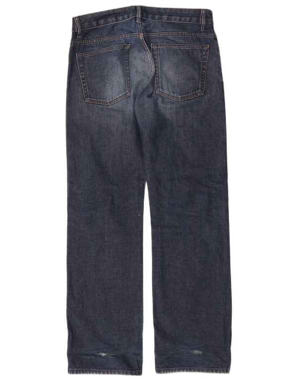Diesel Mens Straight Jeans W31 L32 Blue Cotton