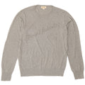 Diesel Mens Graphic Crew Neck Jumper Sweater XL Grey