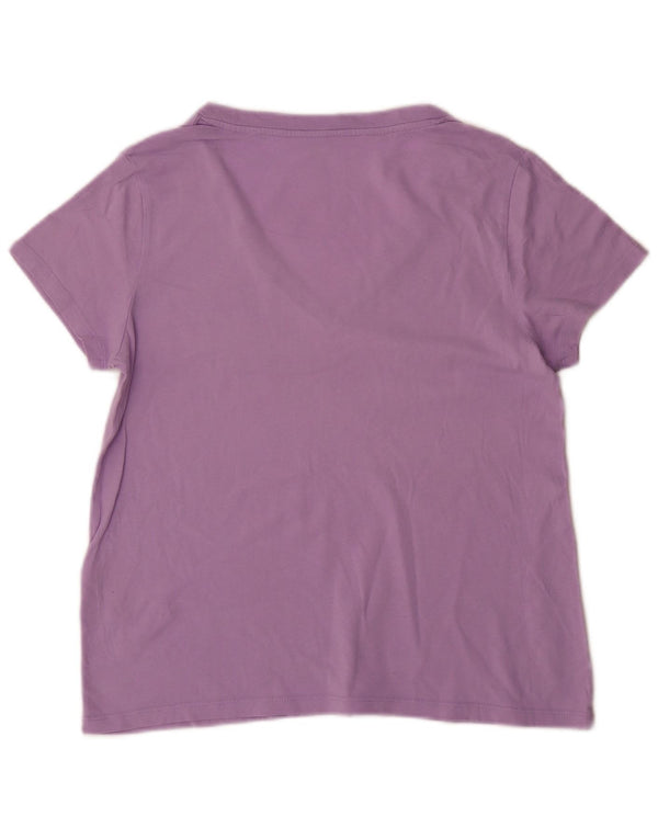 Levi's Womens T-Shirt Top UK 10 Small Purple Cotton