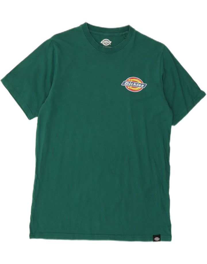 Dickies Mens Graphic T-Shirt Top Small Green Cotton