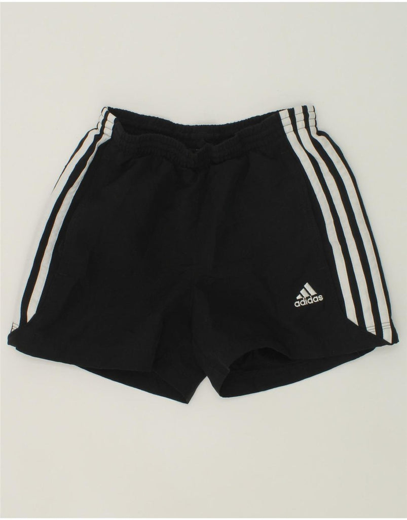 ADIDAS Boys Climalite Sport Shorts 9-10 Years Black Polyester | Vintage Adidas | Thrift | Second-Hand Adidas | Used Clothing | Messina Hembry 