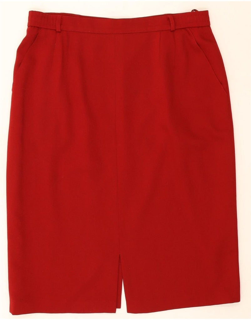 BASLER Womens Pencil Skirt EU 44 XL W34 Red Vintage Basler and Second-Hand Basler from Messina Hembry 
