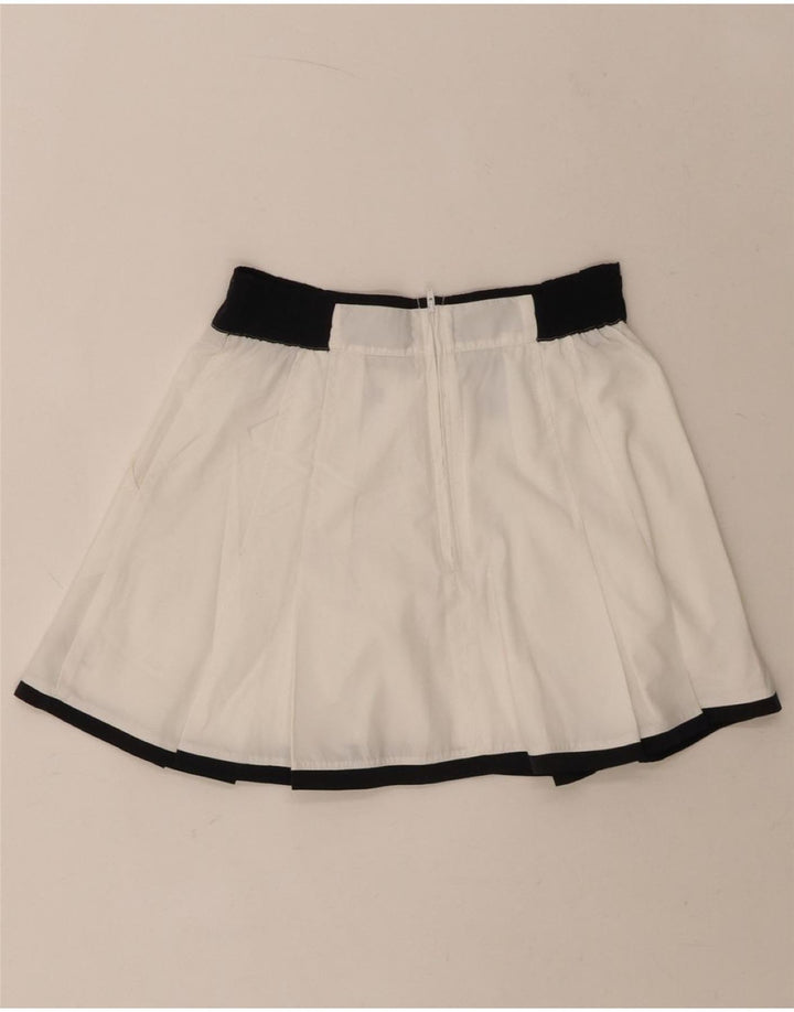 LOTTO Womens Tennis Skirt UK 12 Medium White Colourblock Polyester Vintage Lotto and Second-Hand Lotto from Messina Hembry 