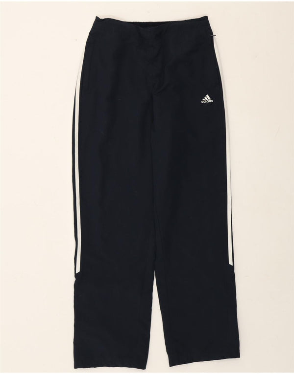Adidas Womens Tracksuit Trousers UK 12 Medium Navy Blue Polyester