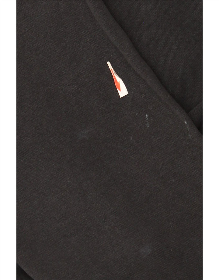 Nike Mens Hoodie Jumper Medium Black Cotton