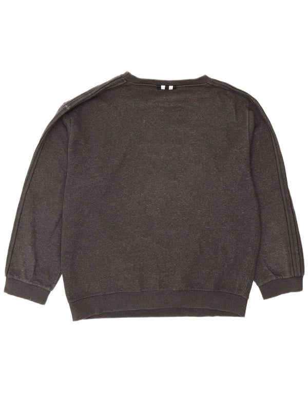 Adidas Mens Sweatshirt Jumper XL Grey Cotton