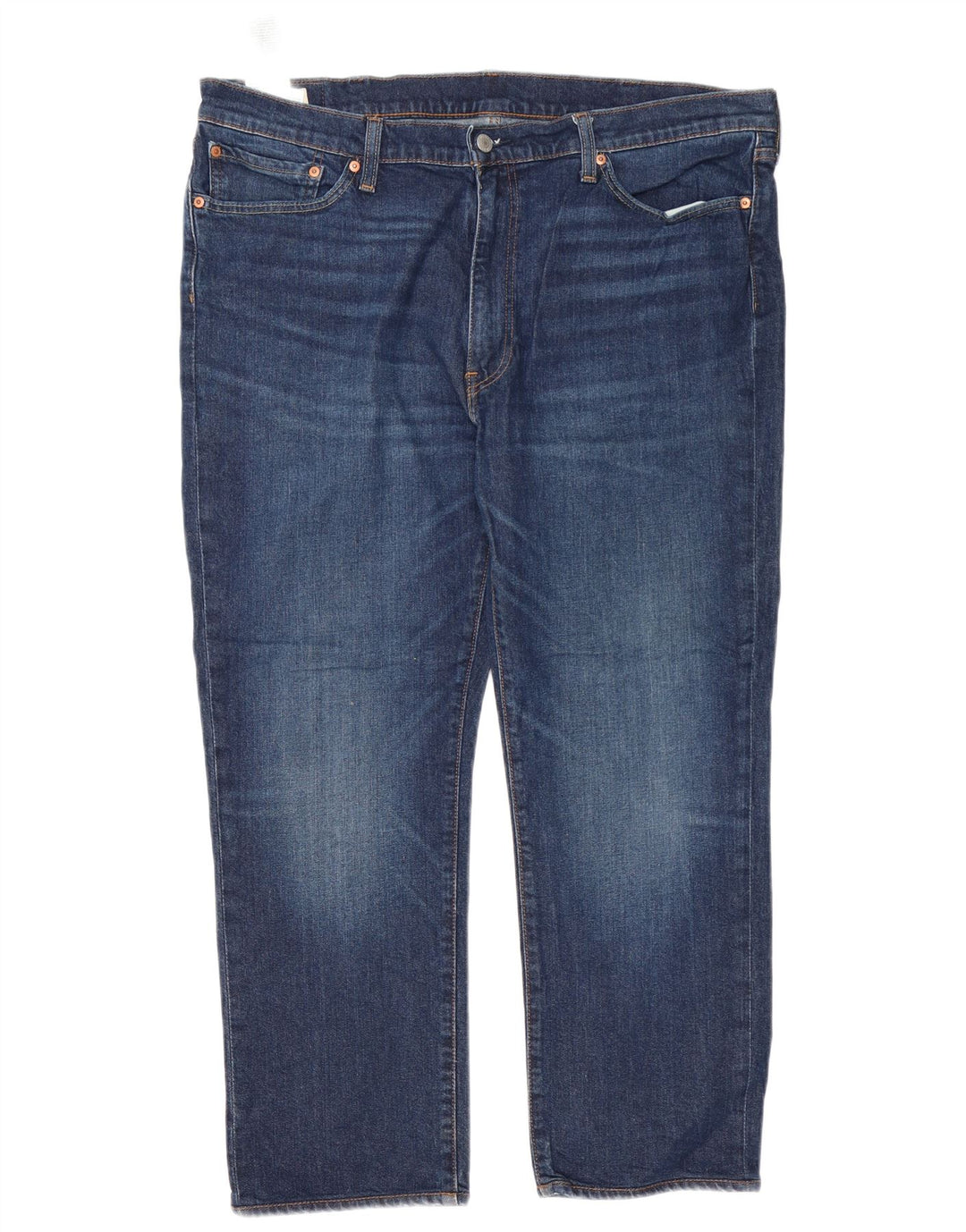 Levi's Mens 514 Straight Jeans W40 L30 Navy Blue Cotton