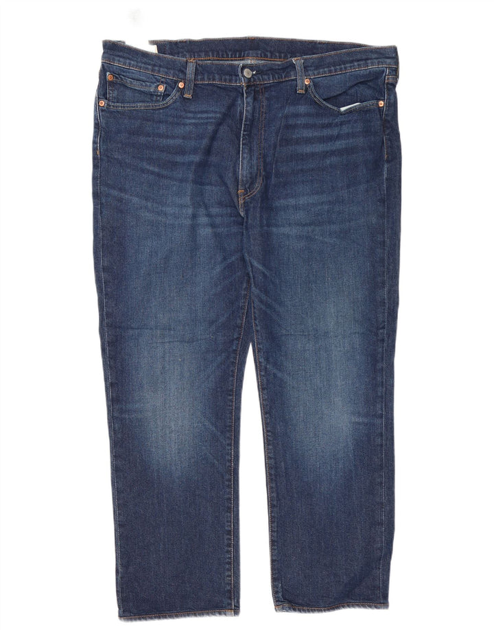 Levi's Mens 514 Straight Jeans W40 L30 Navy Blue Cotton