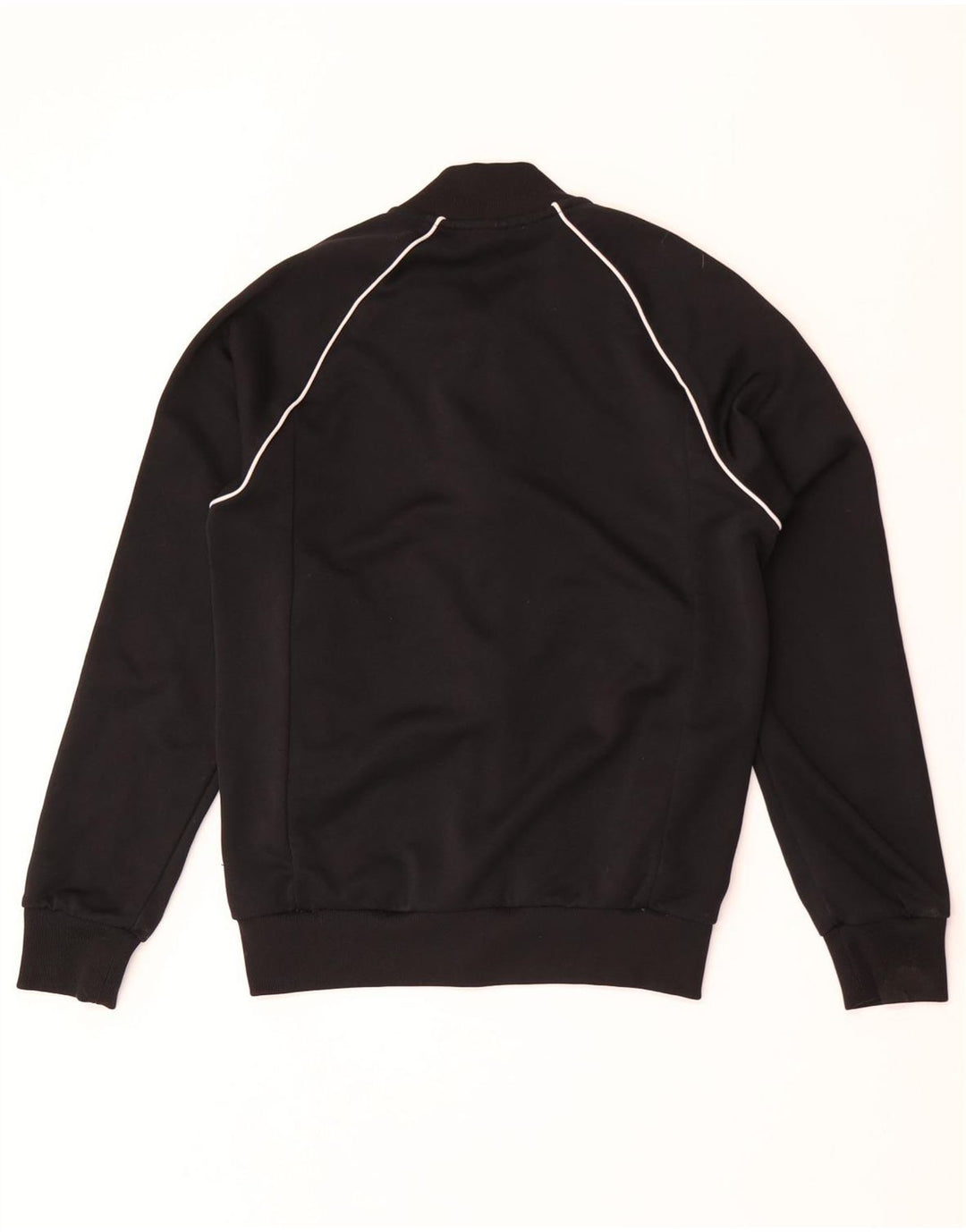 Adidas Mens Tracksuit Top Jacket Small Black Polyester