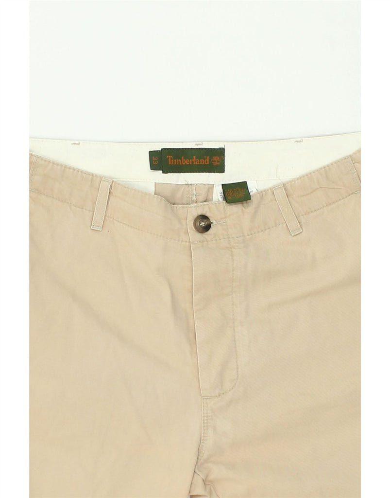 TIMBERLAND Mens Straight Chino Trousers W33 L26  Beige Cotton | Vintage Timberland | Thrift | Second-Hand Timberland | Used Clothing | Messina Hembry 