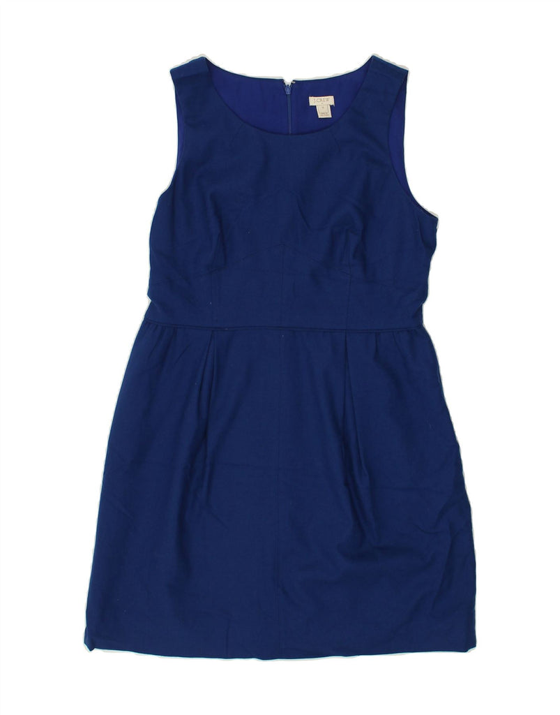 J. CREW Womens Sleeveless A-Line Dress US 10 Large Blue | Vintage J. Crew | Thrift | Second-Hand J. Crew | Used Clothing | Messina Hembry 