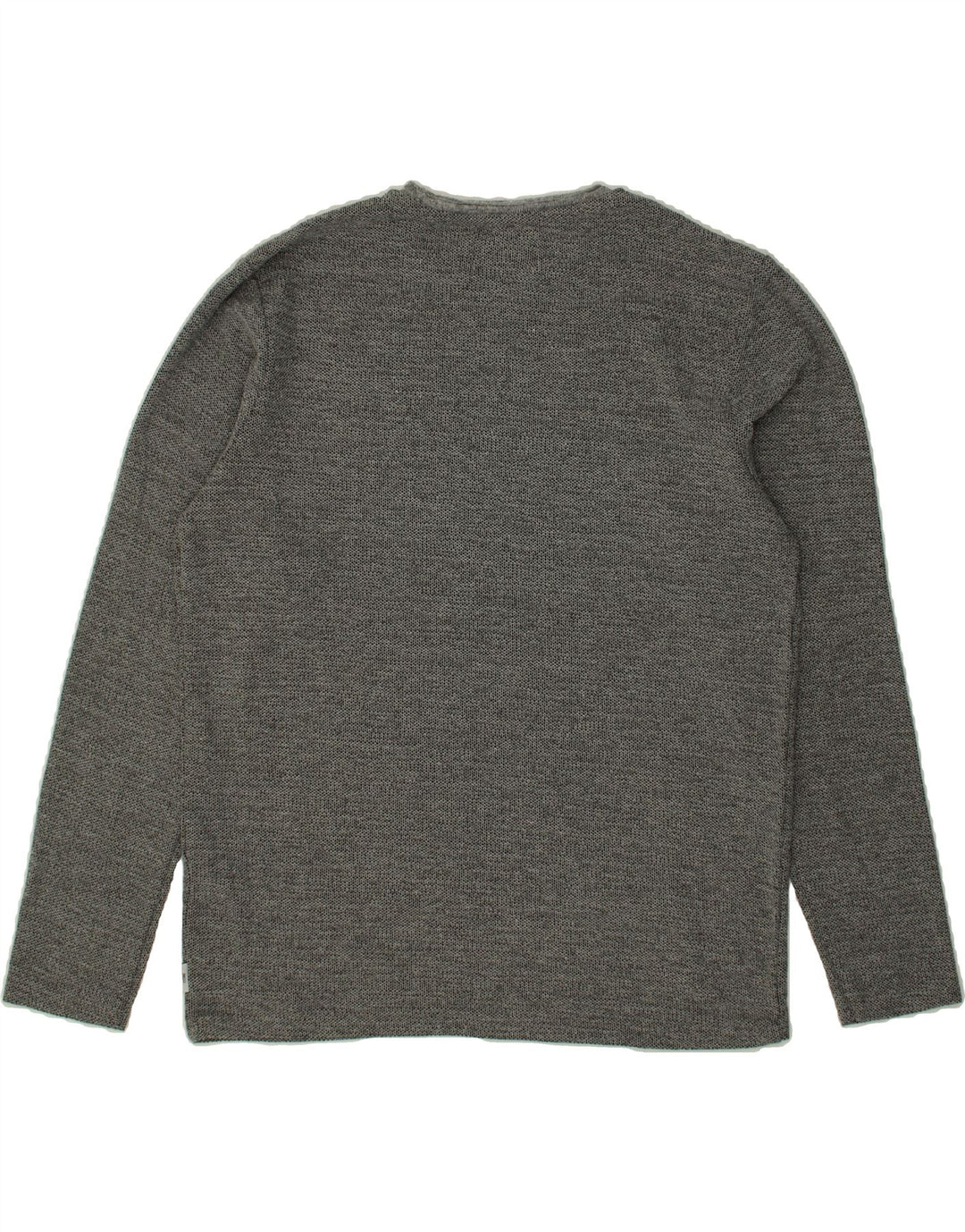 JACK & JONES Mens Top Long Sleeve Large Grey Polyester Vintage Jack & Jones and Second-Hand Jack & Jones from Messina Hembry 