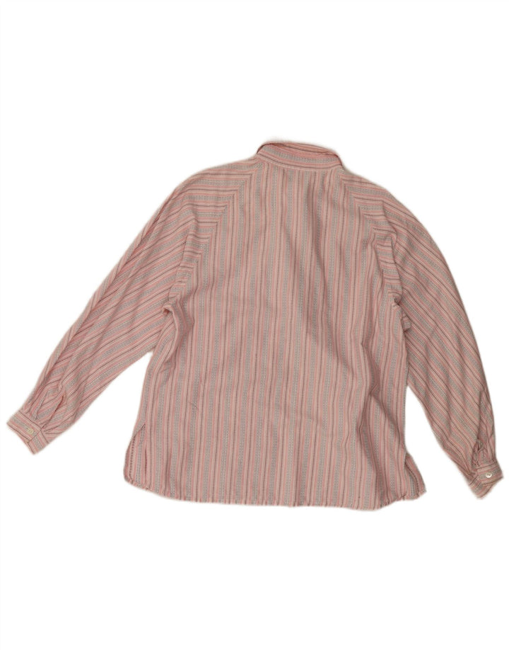 Renato Balestra Womens Shirt IT 44 Medium Pink Striped