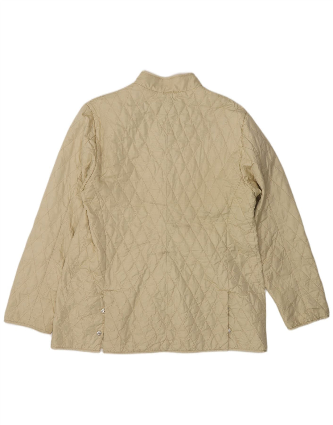 Moncler Womens Quilted Jacket Size 4 XL Beige