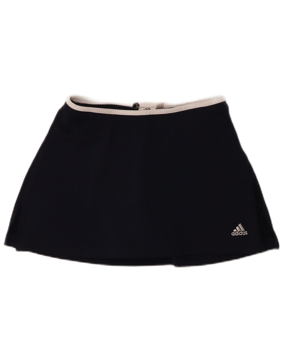 Adidas Womens Climalite Skort UK 10 Small W28 Navy Blue Nylon