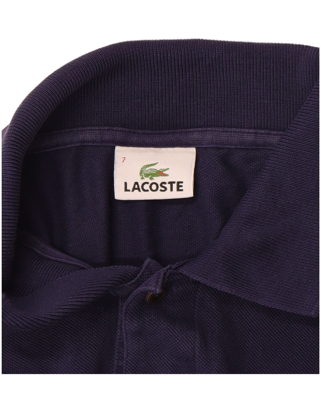 Lacoste Mens Polo Shirt  Size 7 2XL Navy Blue