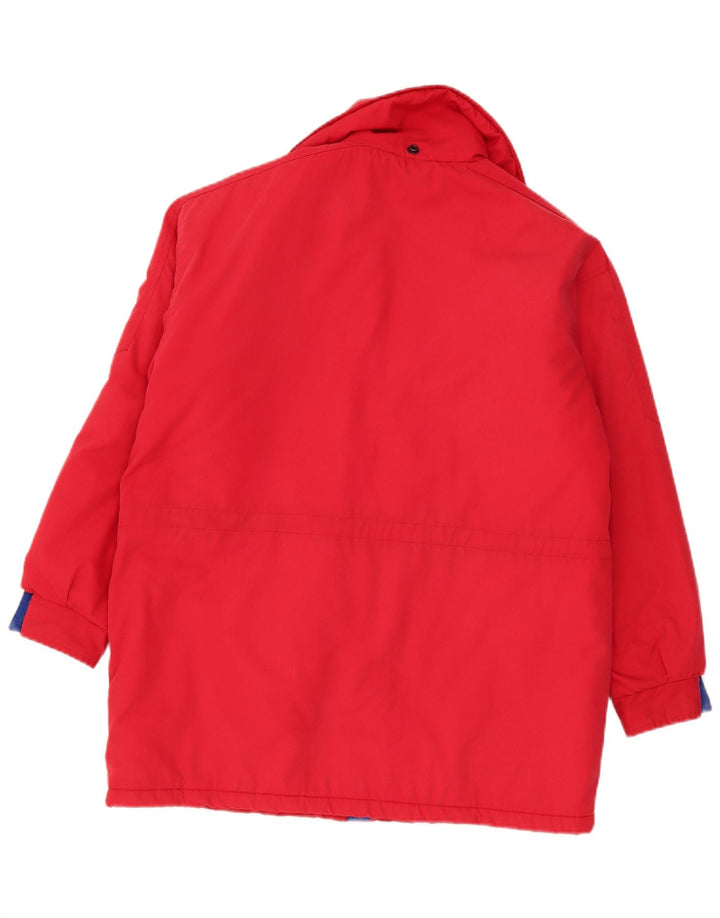 Vintage Womens Windbreaker Jacket UK 14 Large Red