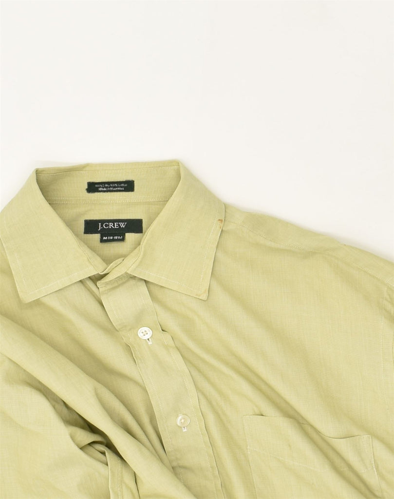 J. CREW Mens Shirt Size 15 1/2 Medium Green Cotton | Vintage J. Crew | Thrift | Second-Hand J. Crew | Used Clothing | Messina Hembry 